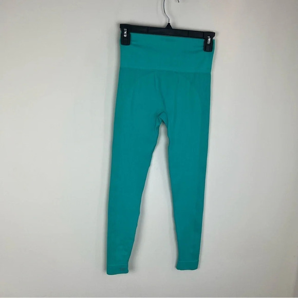 Set Active Sculpt Flex Aqua Blue Leggings Size S B14 - Picture 3 of 6